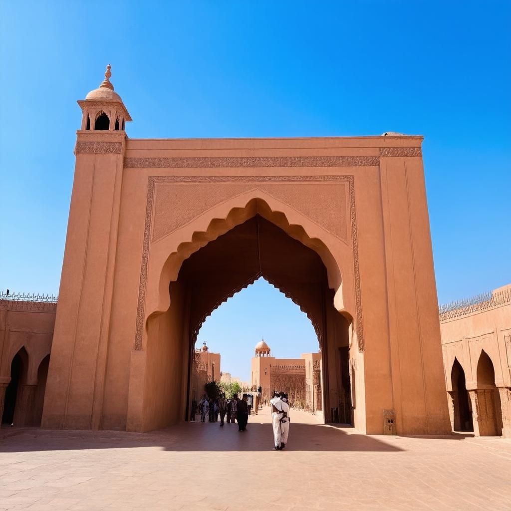 Khám phá Cổng Bab của Mansour Maroc