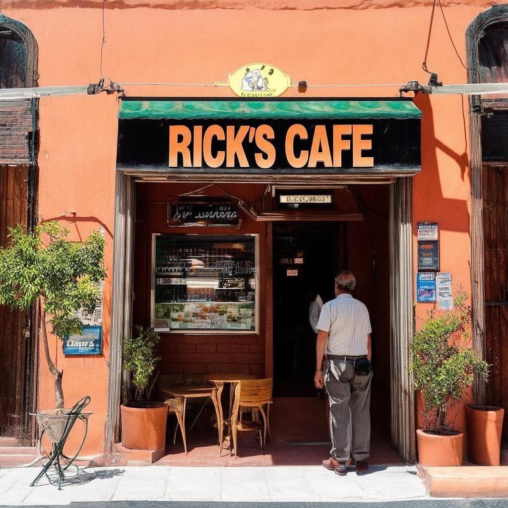 Lang nghe chuyện tình lãng mạn tại Rick's Cafes Casablanca Maroc