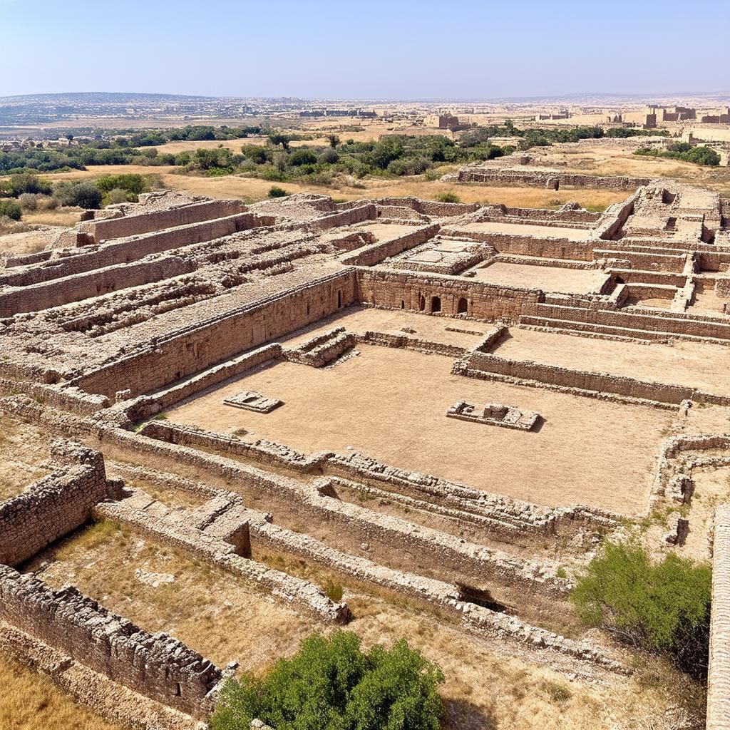 Khu khảo cổ Volubilis Maroc